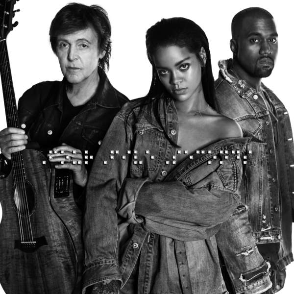  دانلود آهنگ جدید و فوق العاده زیبای Rihanna Ft. Kanye West and Paul McCartney به نام FourFiveSeconds